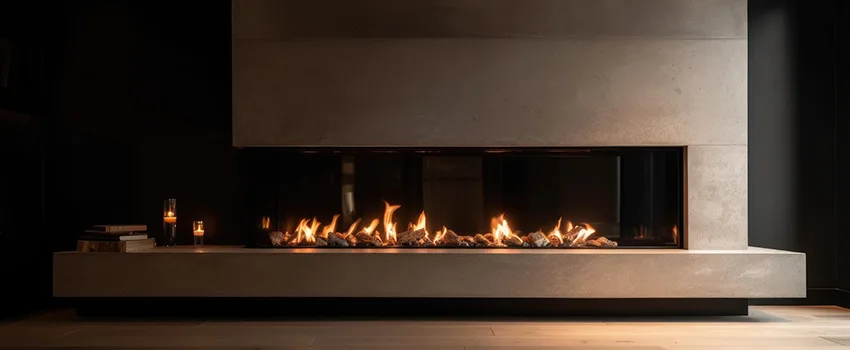 Gas Fireplace Ember Bed Design Services in Keller, Texas