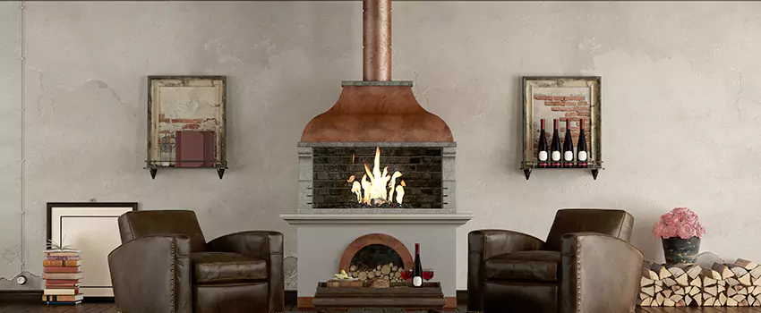 Thelin Hearth Products Providence Pellet Insert Fireplace Installation in Keller, TX