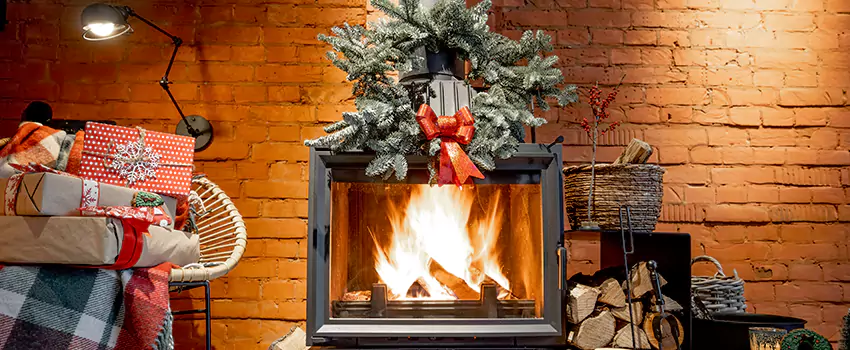 Travis Industries Linear Gas Fireplace Installation in Keller, Texas