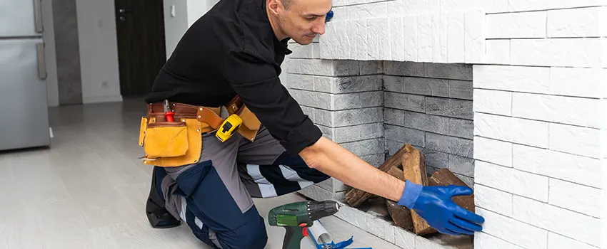 Fireplace Damaged Damper Frame Repair Services in Keller, Texas