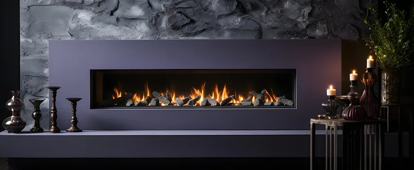 Ember Bed for Ventless Gas Fireplace in Keller, TX