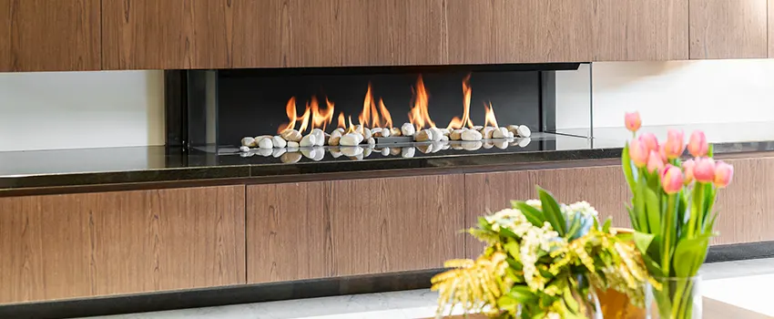 Double-height Fireplace Design Refurbishment in Keller, Texas